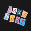 Pass Port Patchwork T-Shirt Black