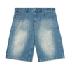 Butter Goods Warped Denim Shorts Washed Mid Blue