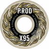 Bones P-Rod Pro 53mm 95A V5 Sidecut X-Formula Wheels