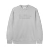 Butter Goods Cutout Applique Crewneck Cement