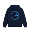 Polar Dave Strike Logo Hoodie Dark Blue